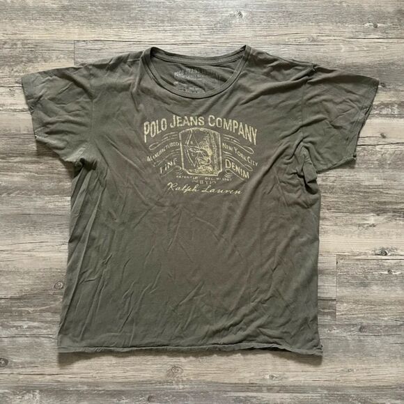 Polo Ralph Lauren Polo Jeans Company Native American T Shirt Size L RRL - Picture 1 of 5